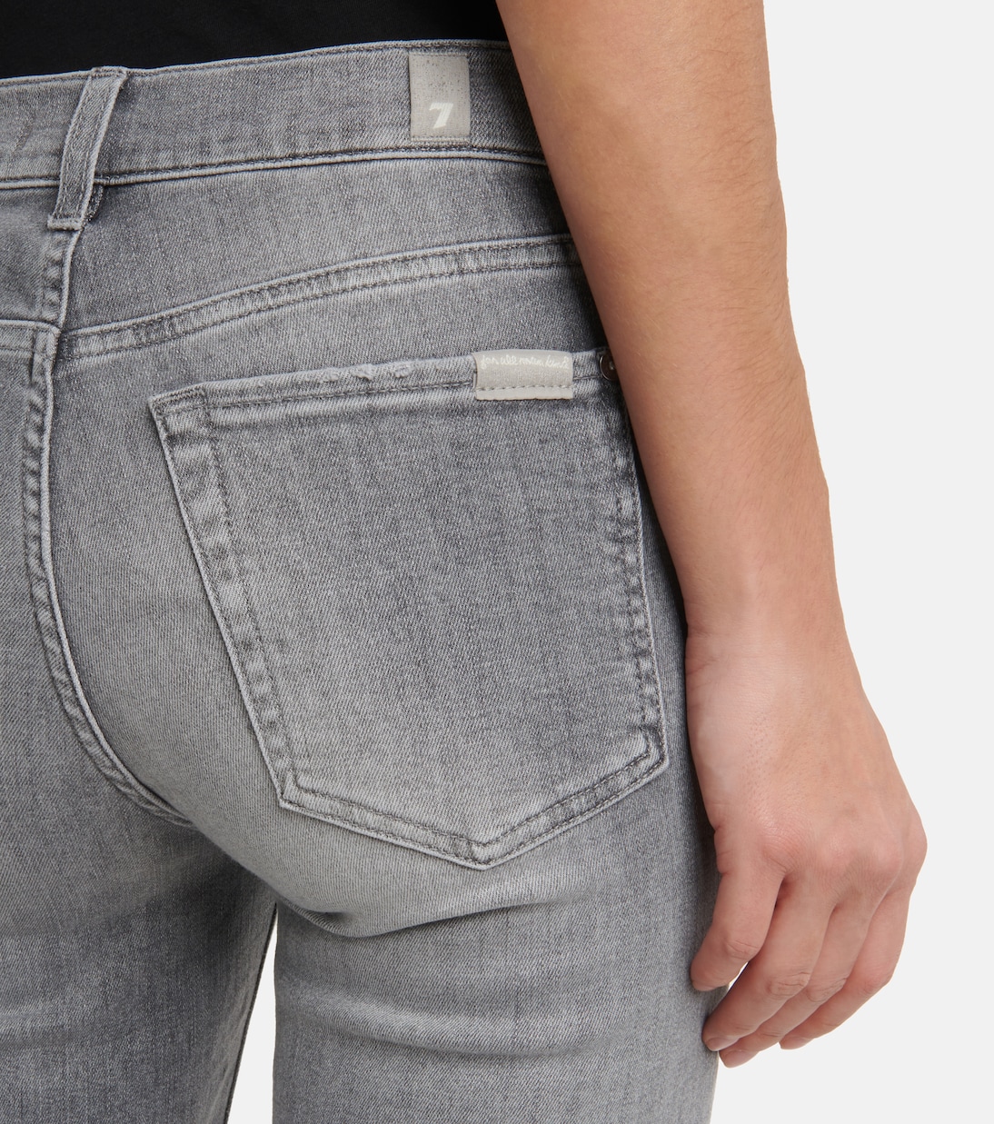 The Straight Crop mid-rise jeans | 7 For All Mankind