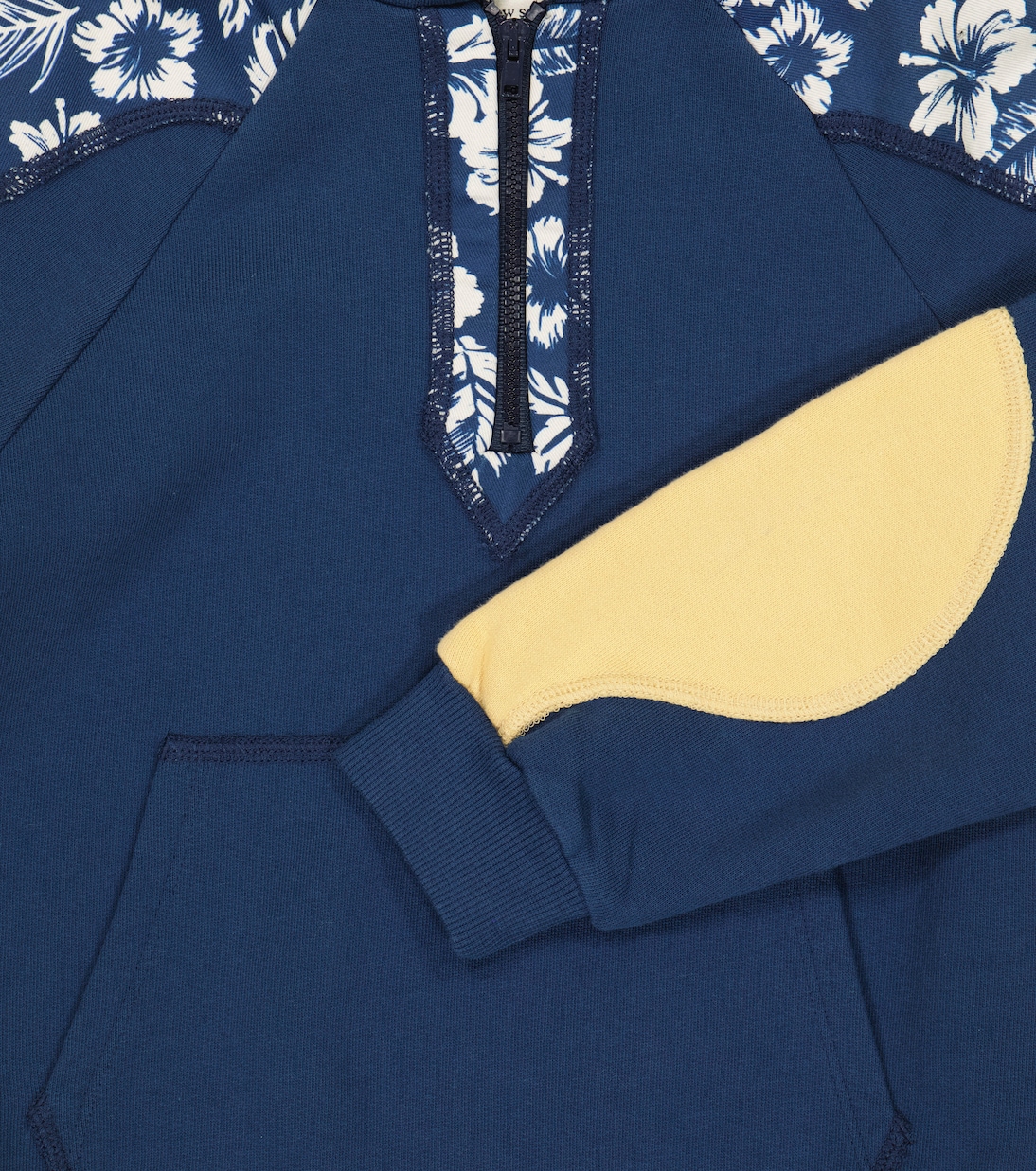 Sudadera de algodón con ribetes florales | The New Society