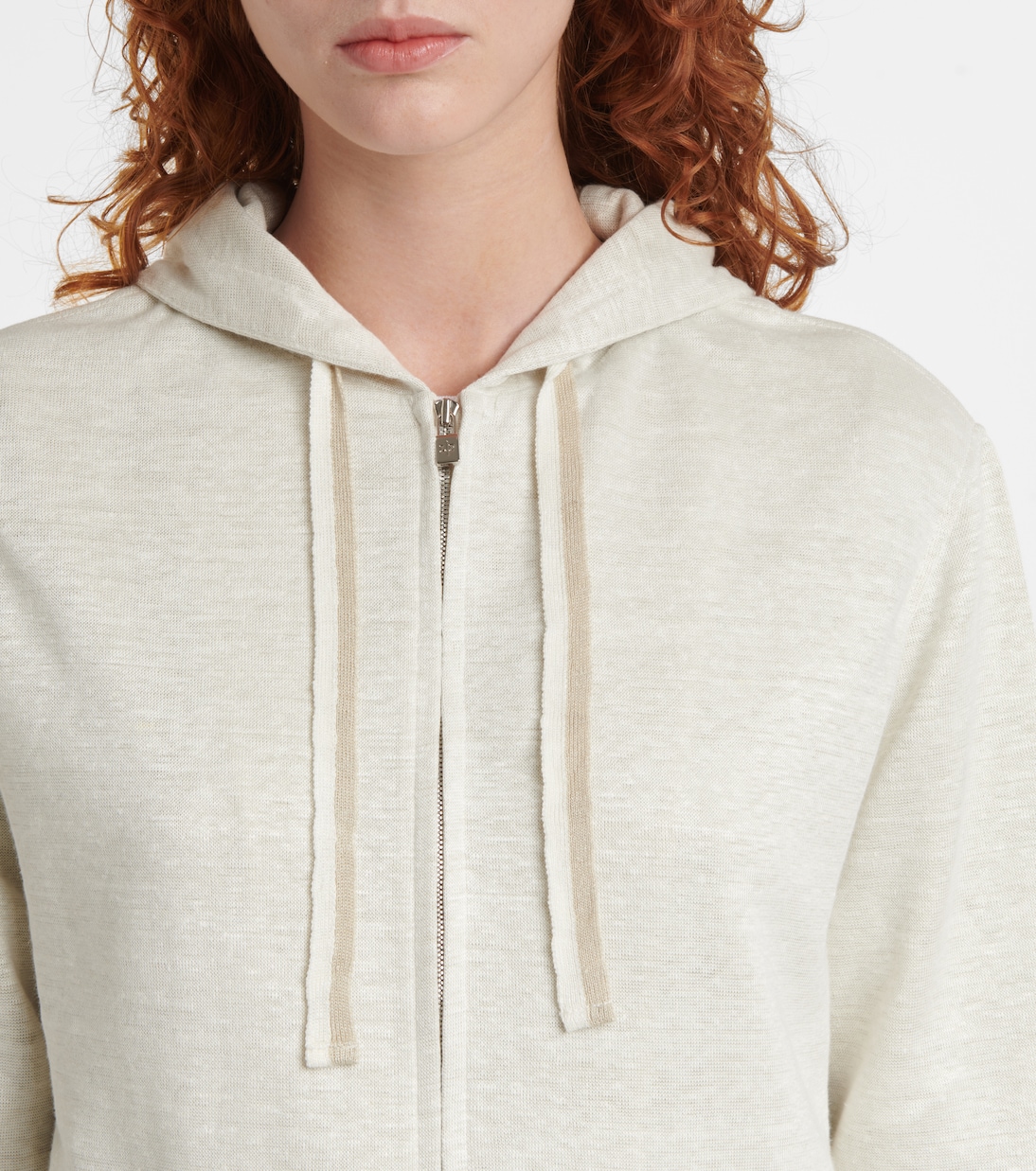 Sudadera de lino con cierre | Loro Piana