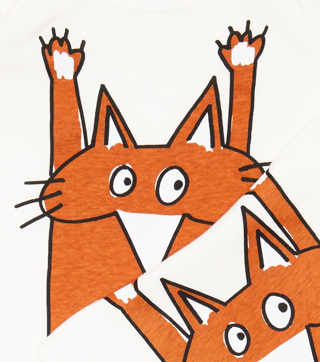 Baby - Tutina e bavaglino in jersey di cotone | Stella McCartney Kids