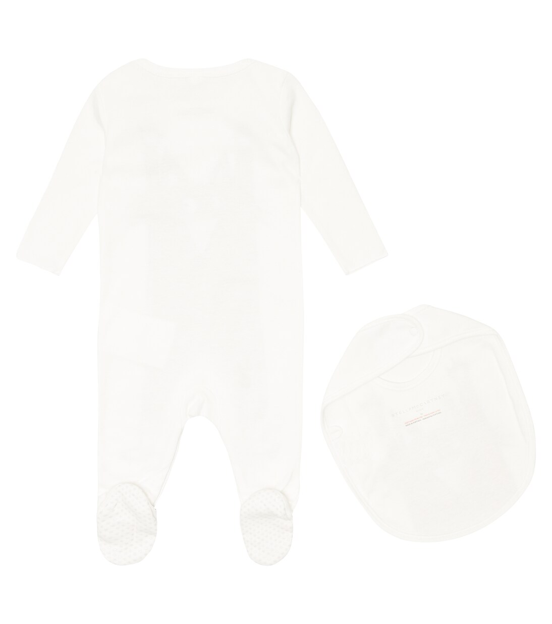 Baby - Tutina e bavaglino in jersey di cotone | Stella McCartney Kids