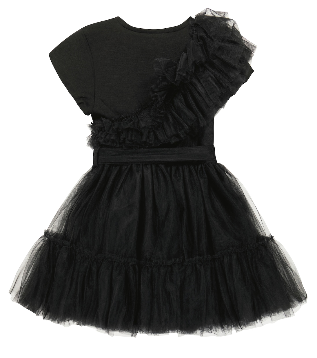 Verziertes Kleid aus Tüll | Monnalisa