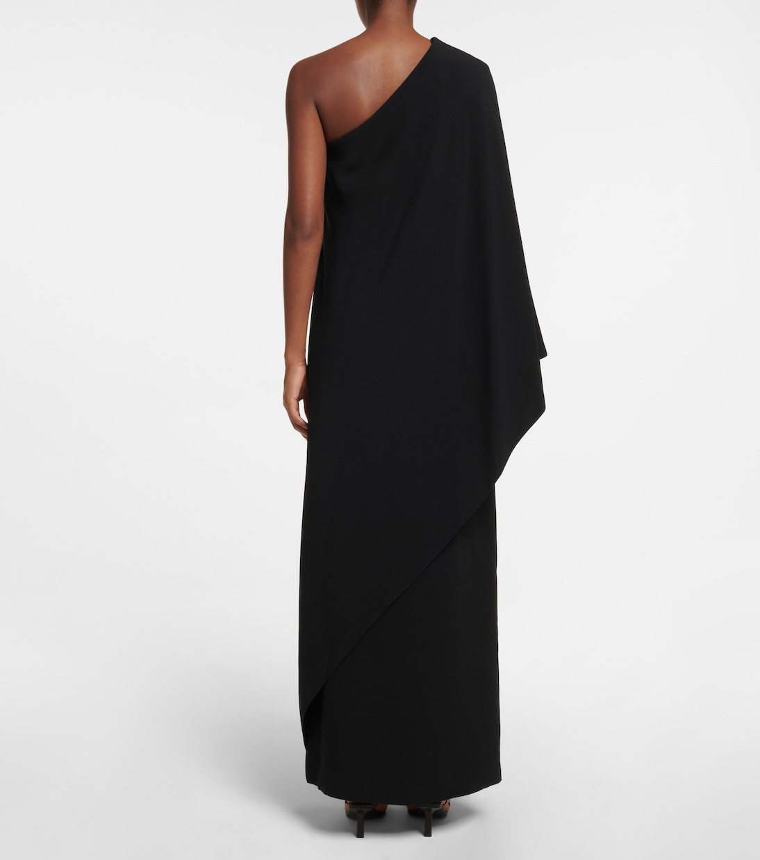Sparrow one-shoulder silk cady gown | The Row