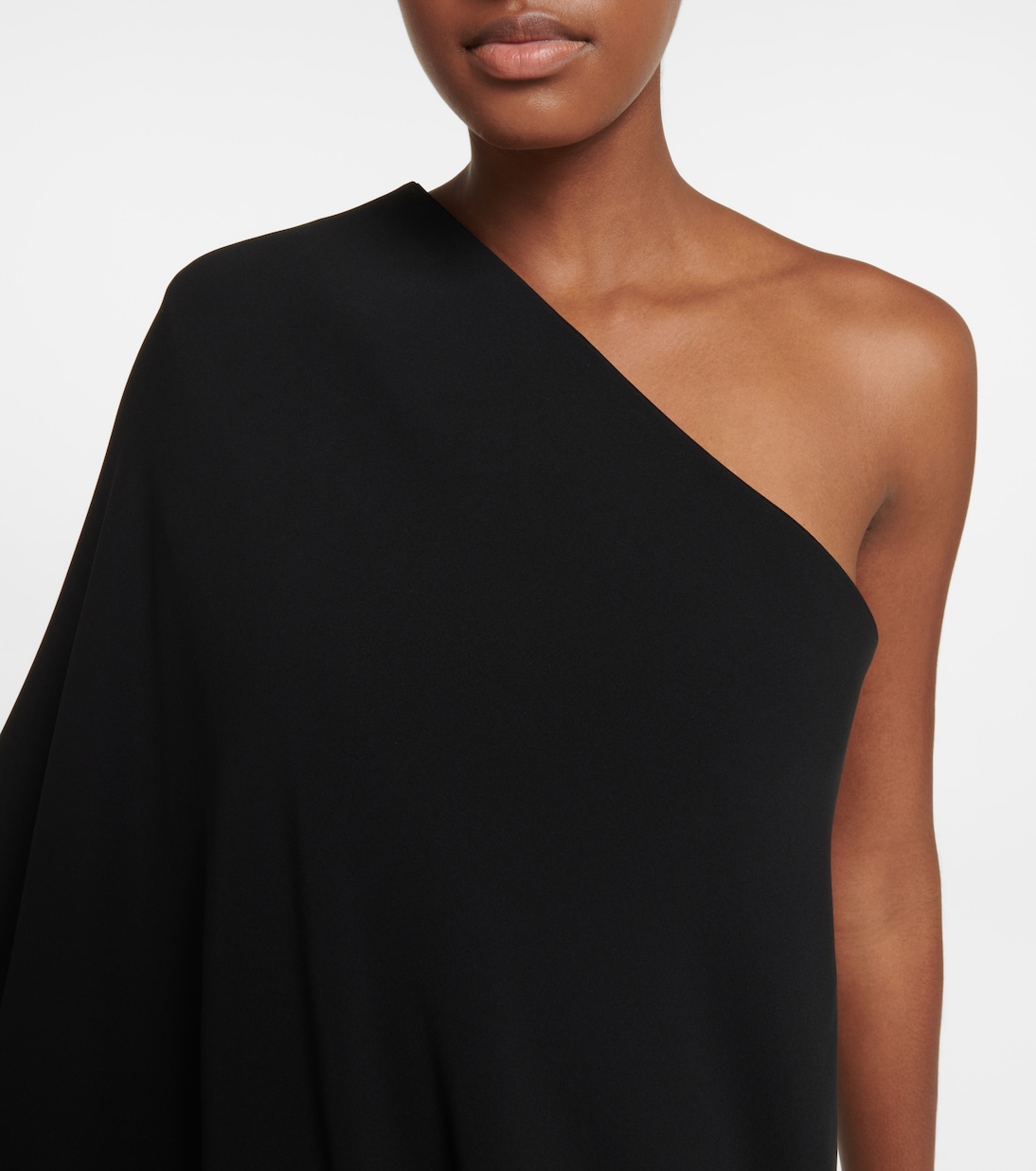 Sparrow one-shoulder silk cady gown | The Row