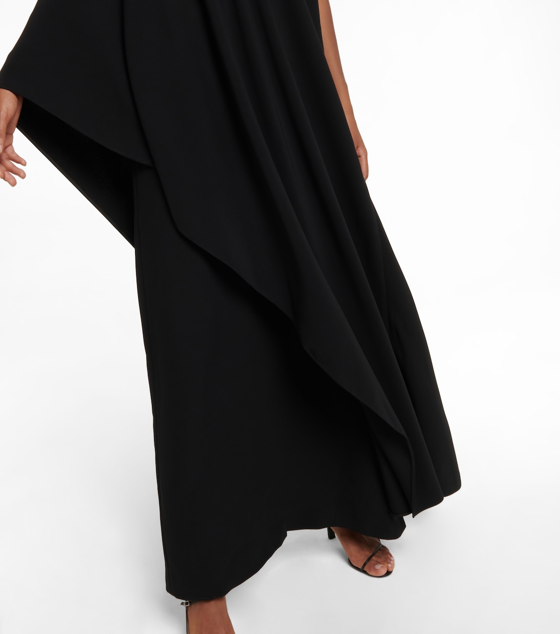 Sparrow one-shoulder silk cady gown | The Row