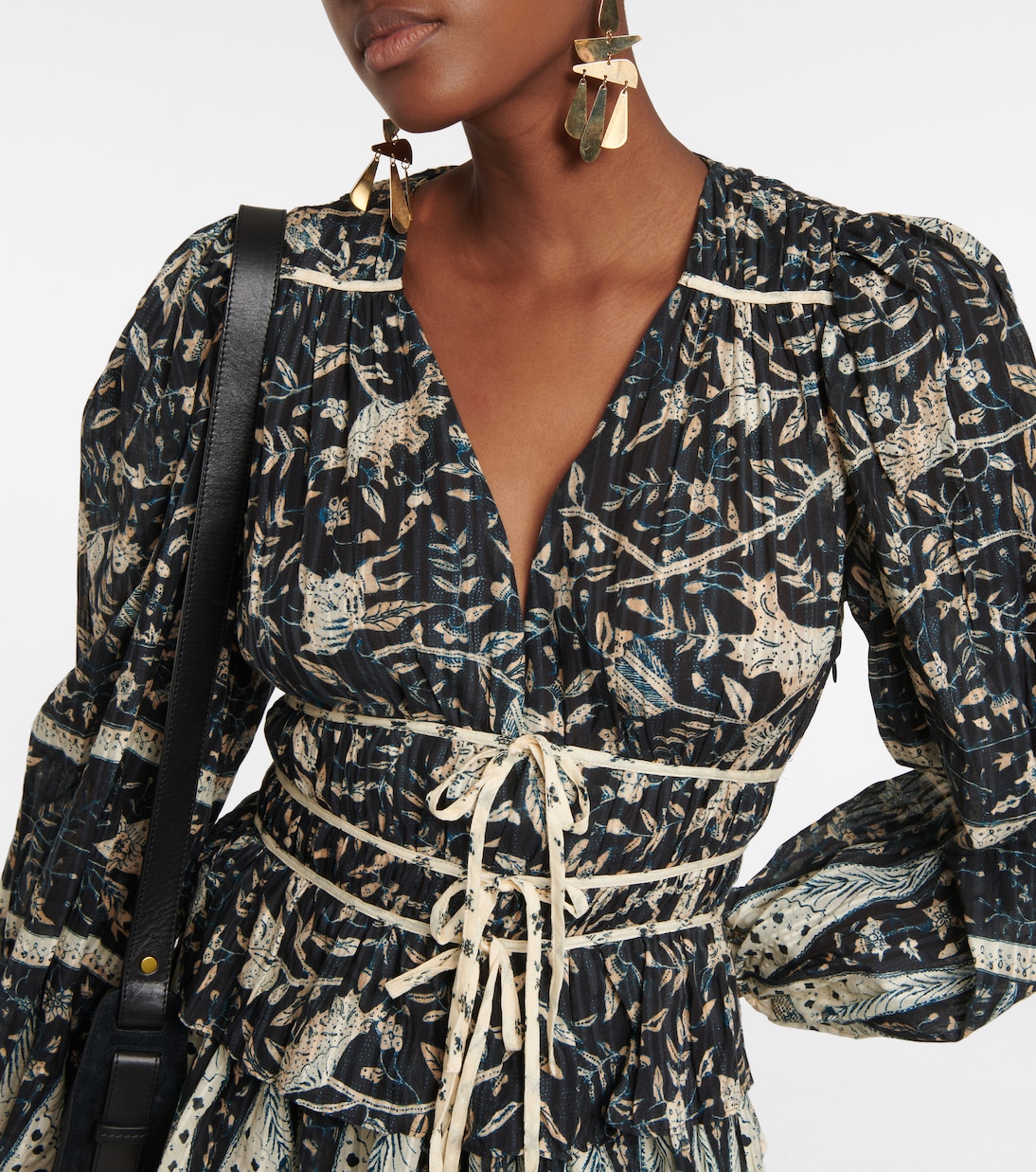 Nina printed cotton-blend minidress | Ulla Johnson