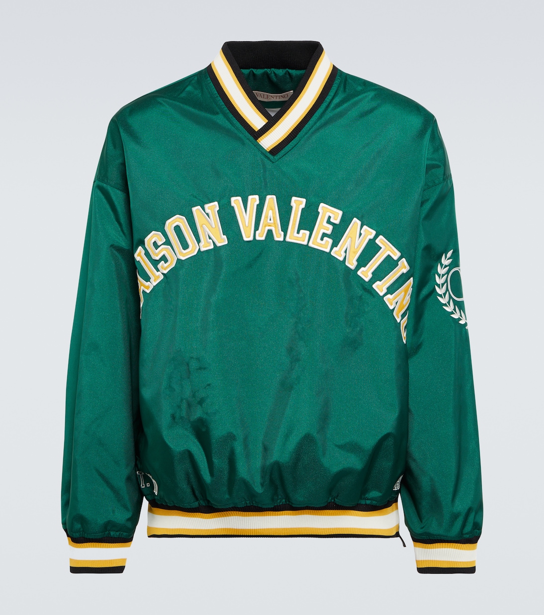 Logo appliqué varsity sweater | Valentino