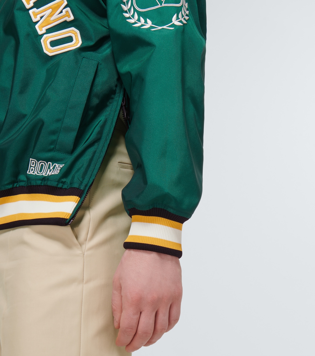 Logo appliqué varsity sweater | Valentino