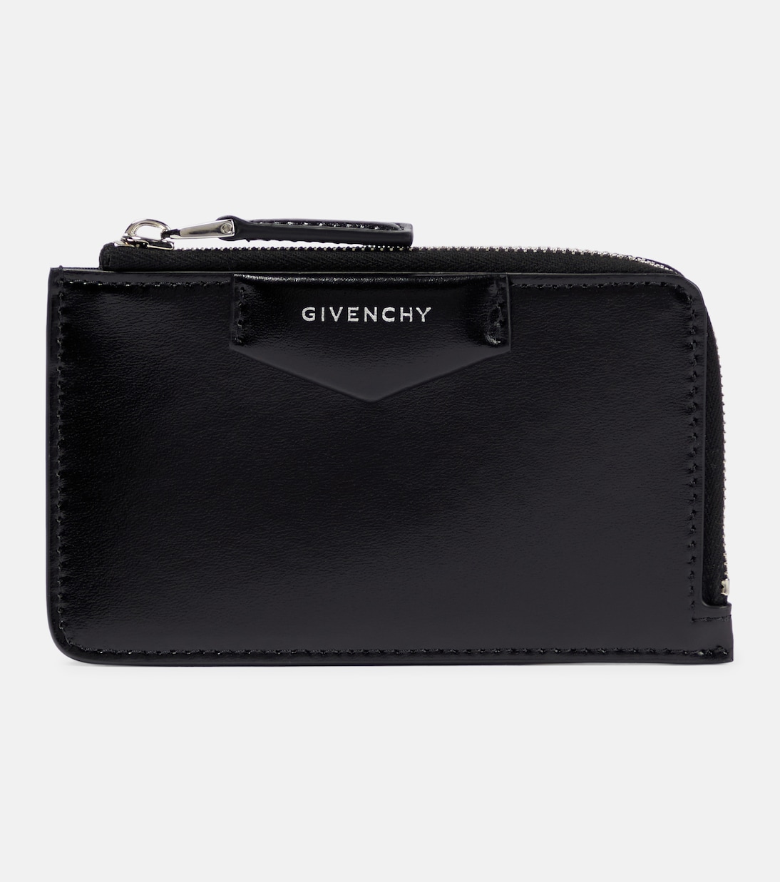 Antigona zipped leather cardholder in black Givenchy Mytheresa