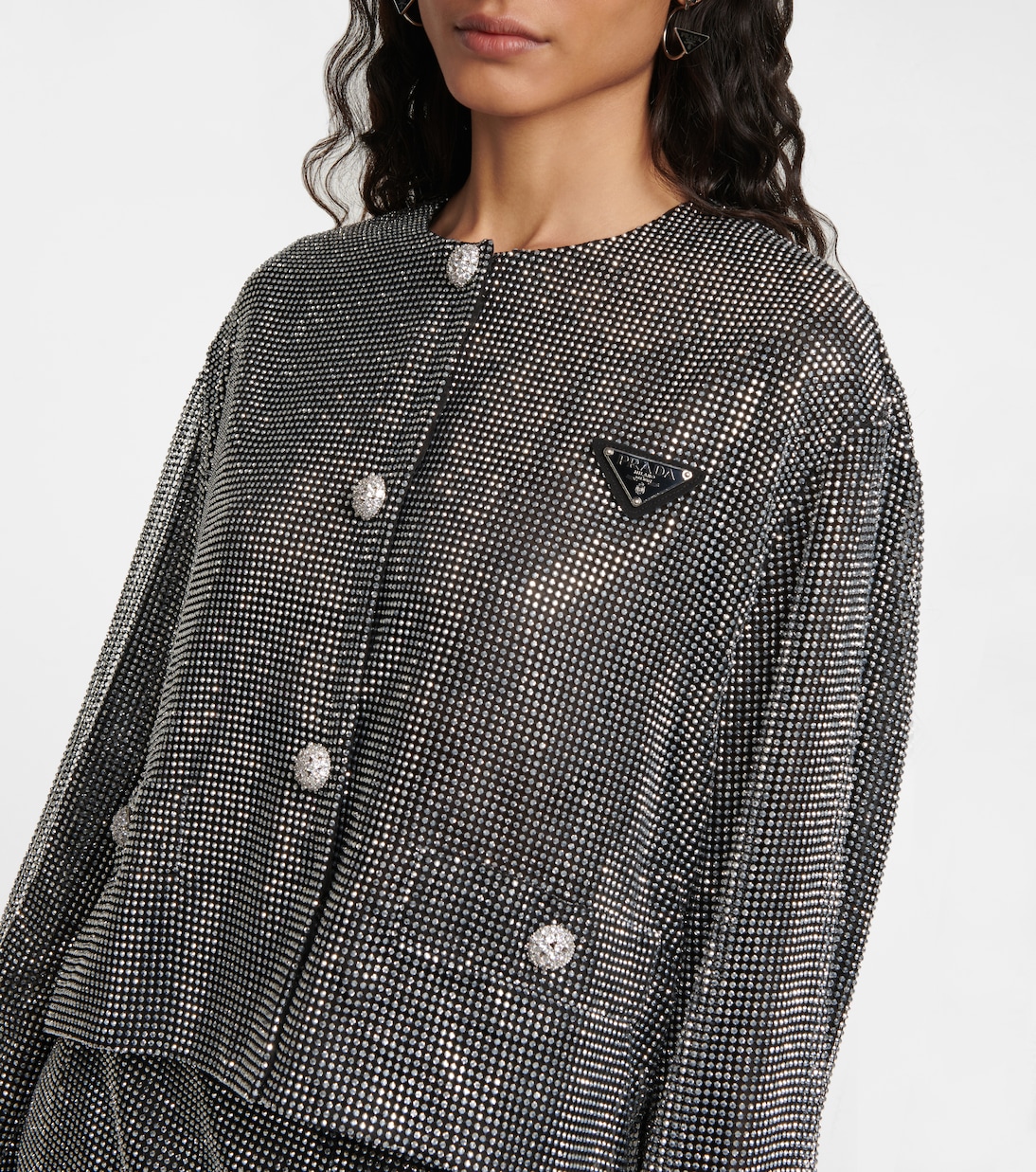 Giacca con cristalli | Prada