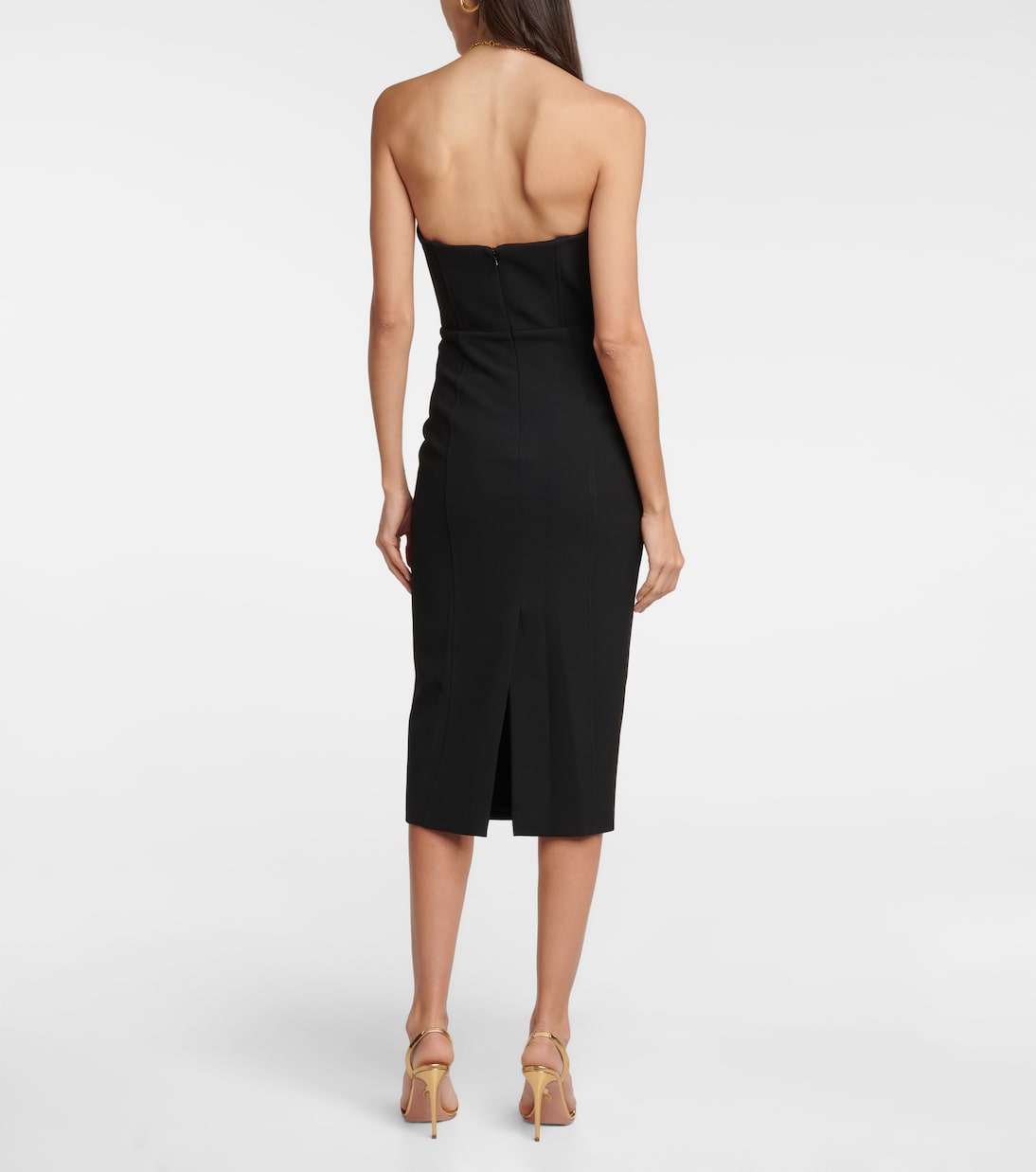 Nabi strapless midi dress | Veronica Beard