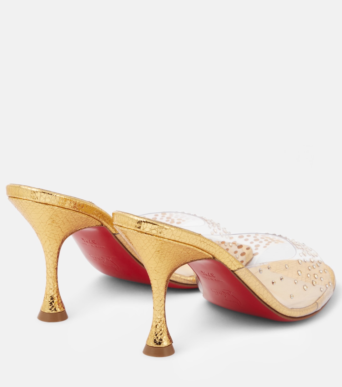 Degramule 85 embellished mules | Christian Louboutin