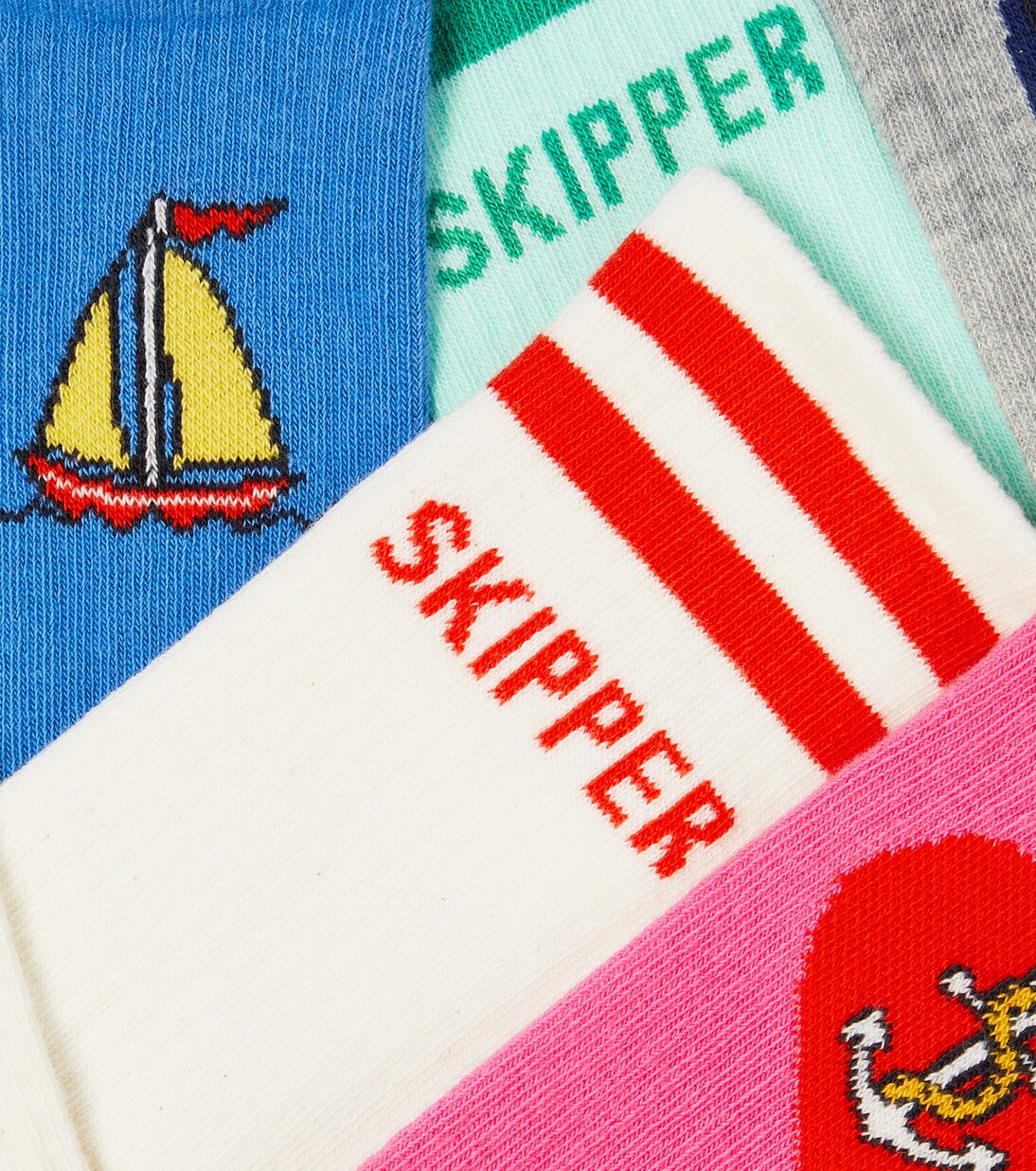 Set of 6 embroidered socks | Mini Rodini