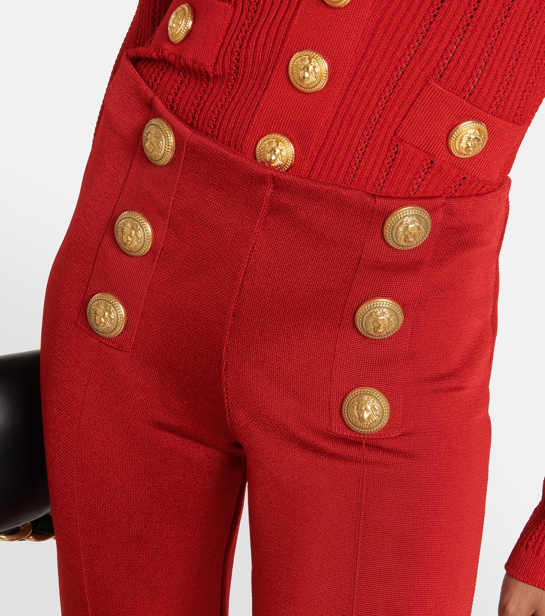 Pantalon évasé à taille haute | Balmain