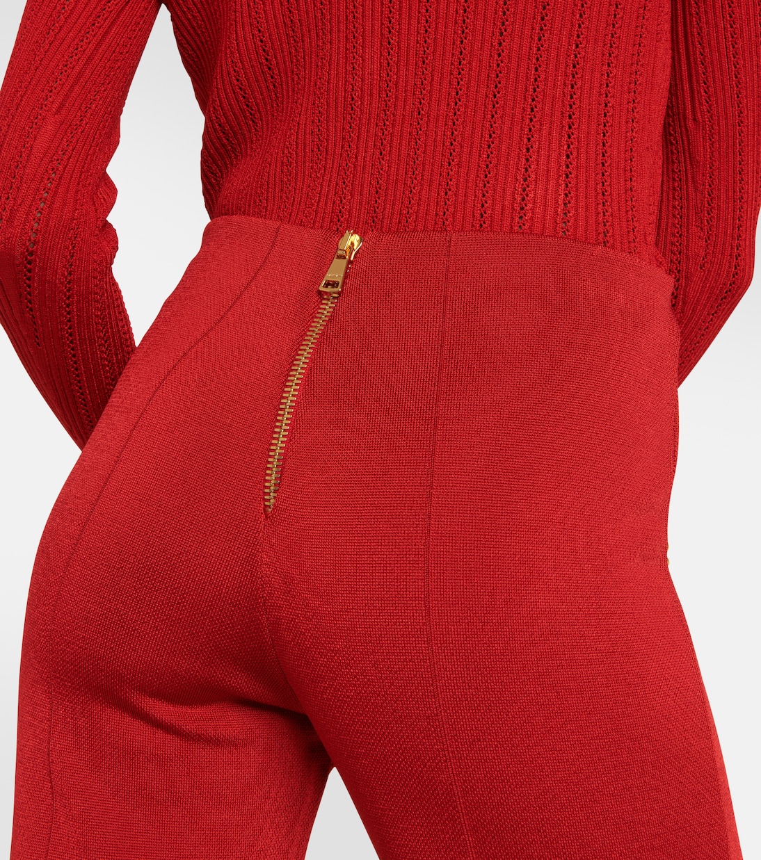 Pantalon évasé à taille haute | Balmain