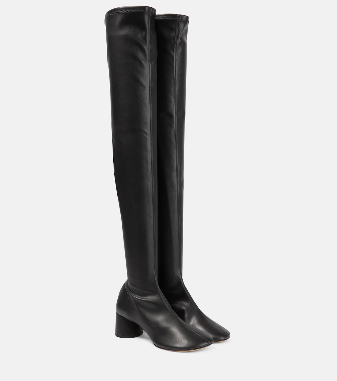 Overknee-Stiefel Glove aus Leder mit Lederimitat | Proenza Schouler