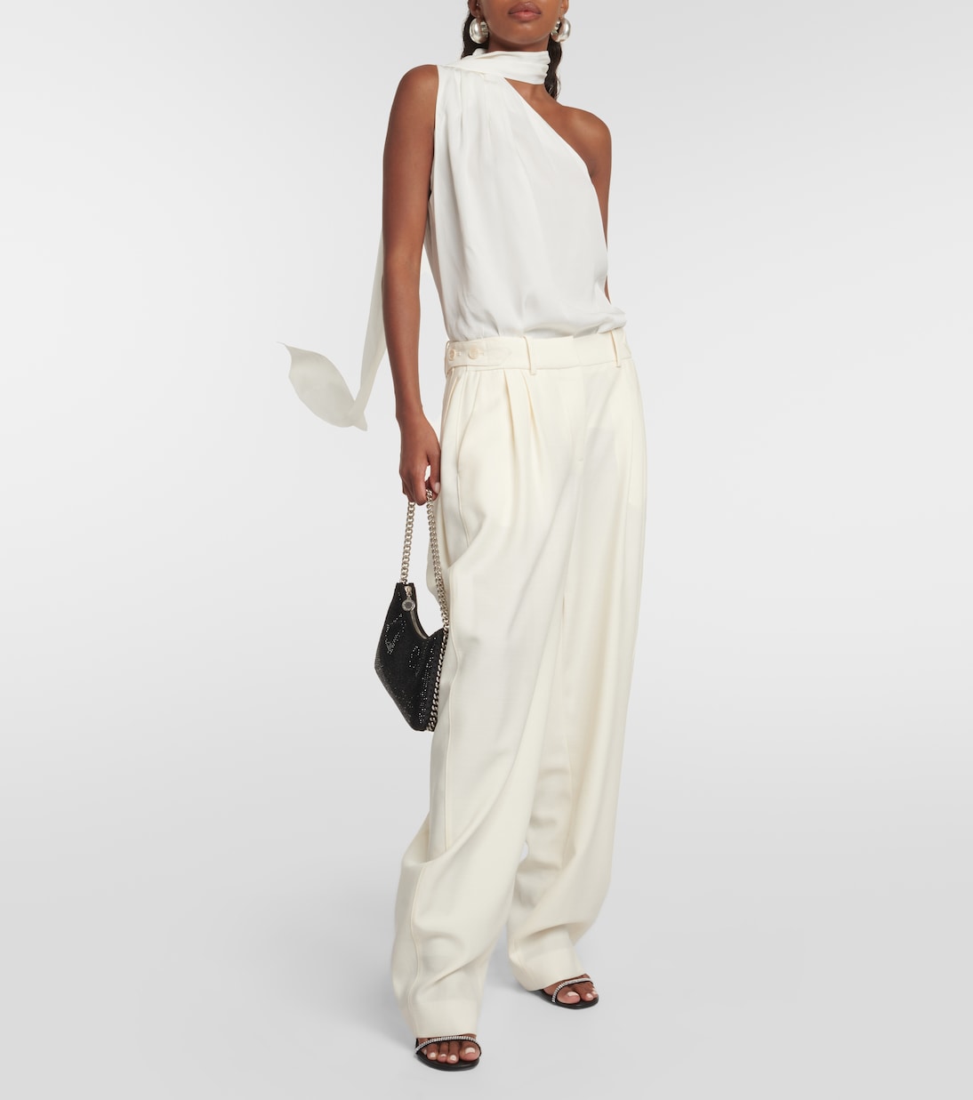 Top monospalla in crêpe | Stella McCartney