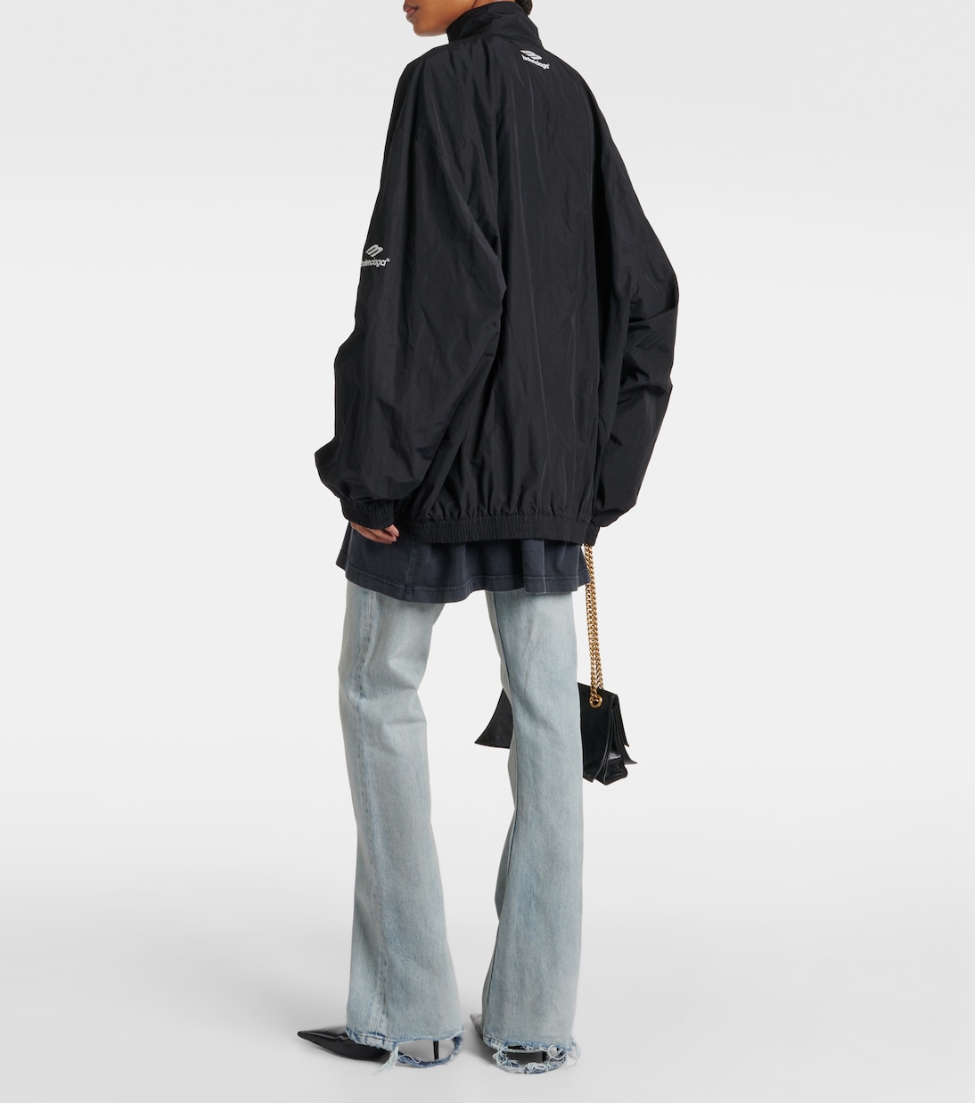 Chaqueta Deportiva Balenciaga en Popelín Técnico para Jóvenes
