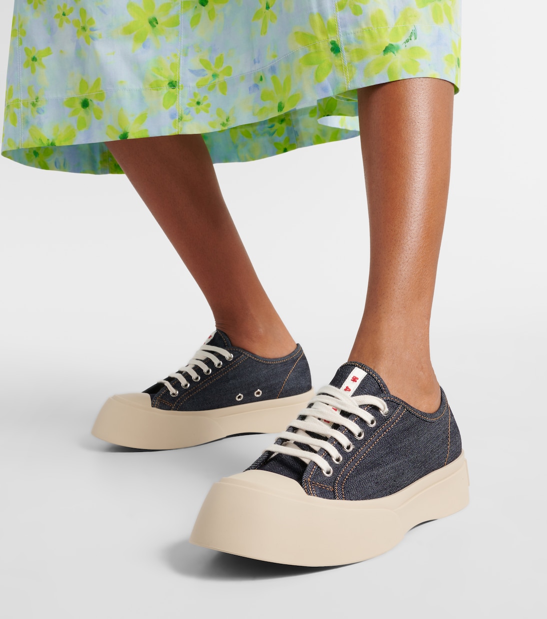 Denim platform sneakers | Marni