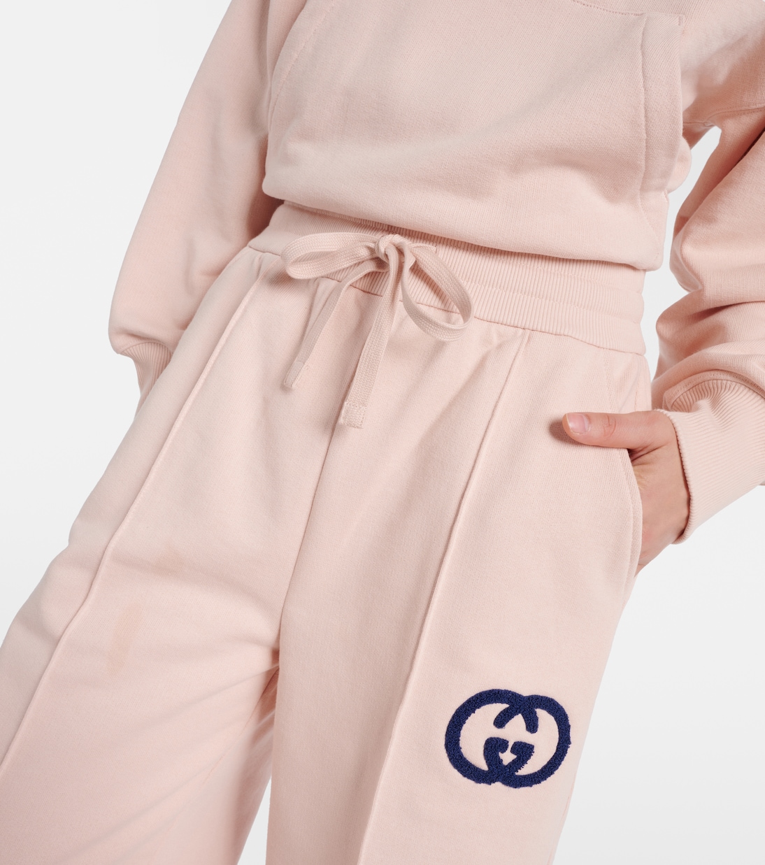 Pantalones deportivos de algodón con GG | Gucci