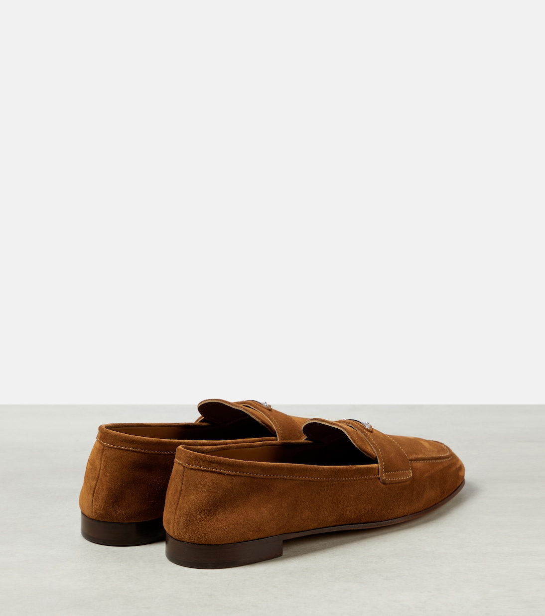 Mocasines de ante con logo | Prada