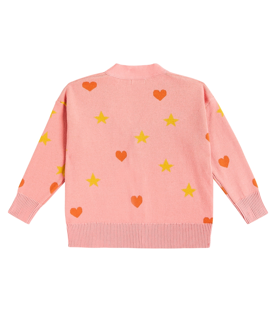 Cardigan Hearts Stars en coton | Tinycottons