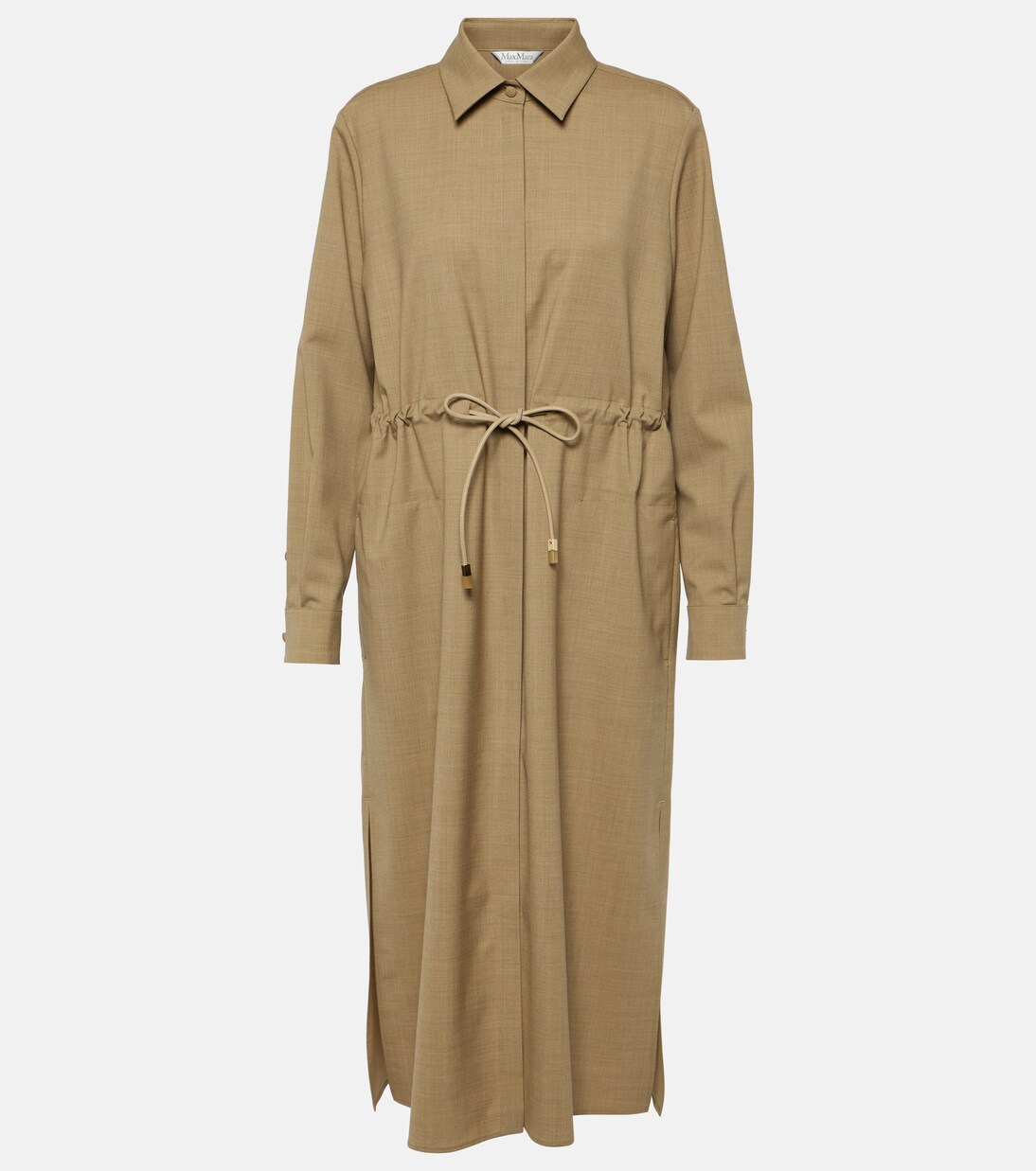 Monia virgin wool shirt dress | Max Mara