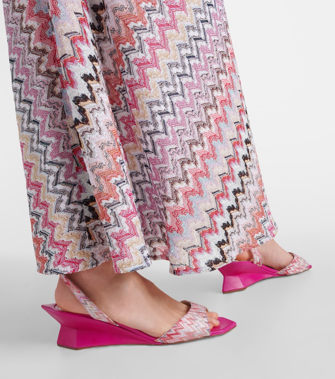 Sandali a zig-zag con zeppa | Missoni