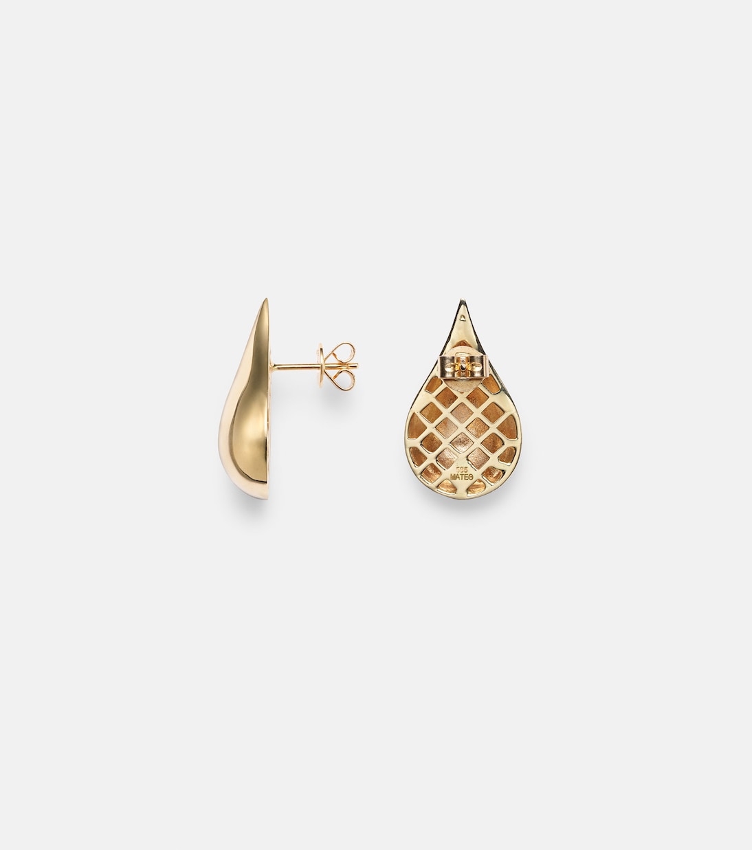 Boucles d'oreilles Water Droplet en or 14 ct | Mateo