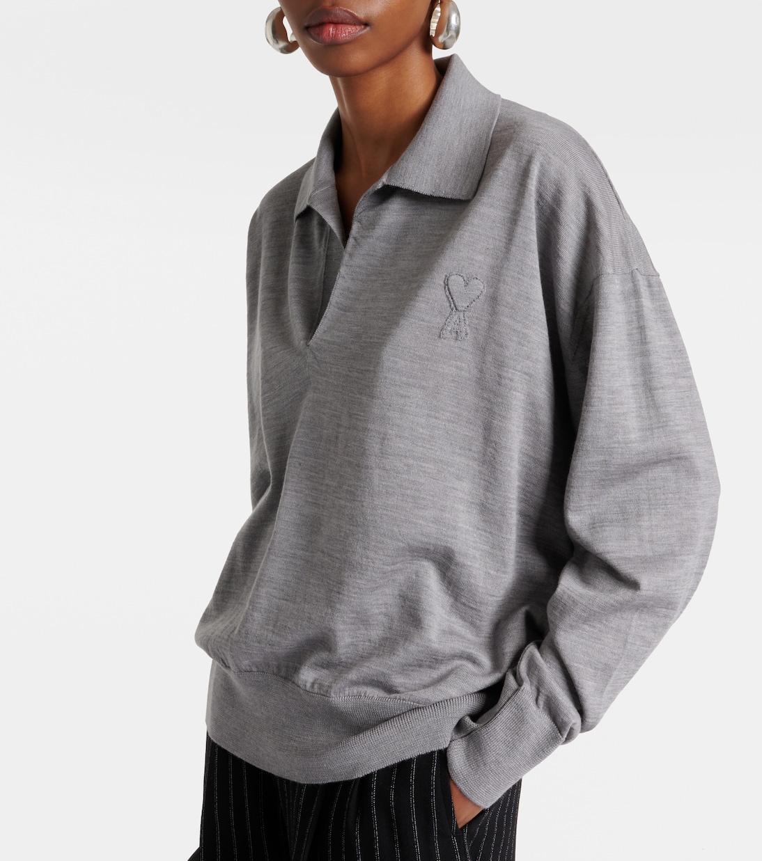 Polopullover Ami de Cœur aus Wolle | Ami Paris