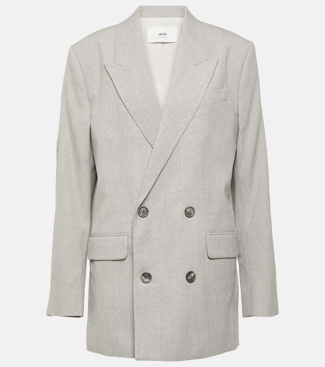 Double-breasted wool blazer  | Ami Paris