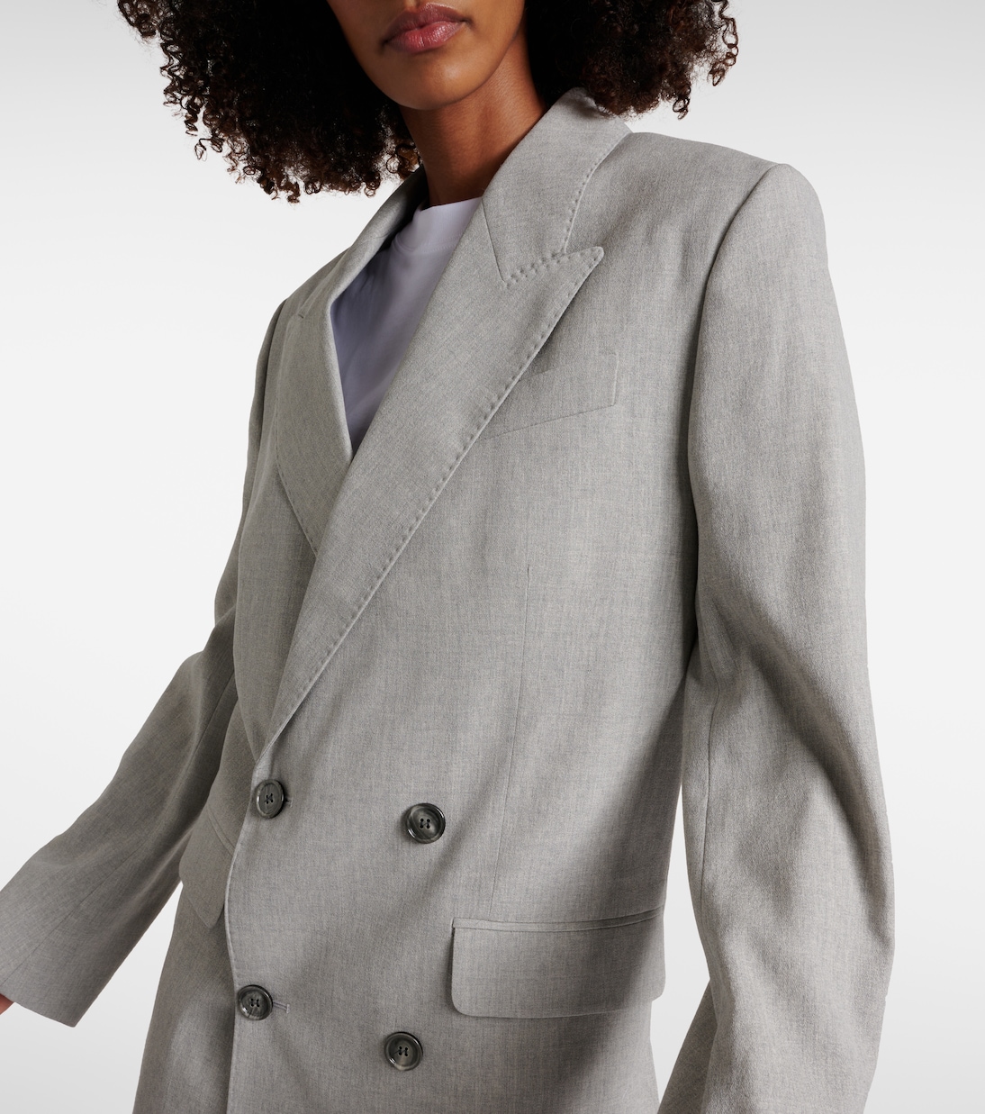 Double-breasted wool blazer  | Ami Paris