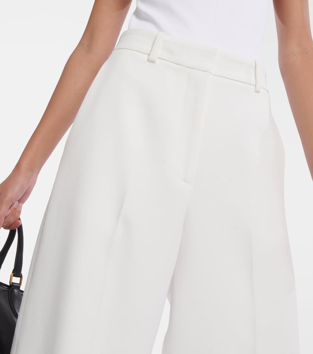 Pantalon ample Bacall à taille mi-haute | Khaite