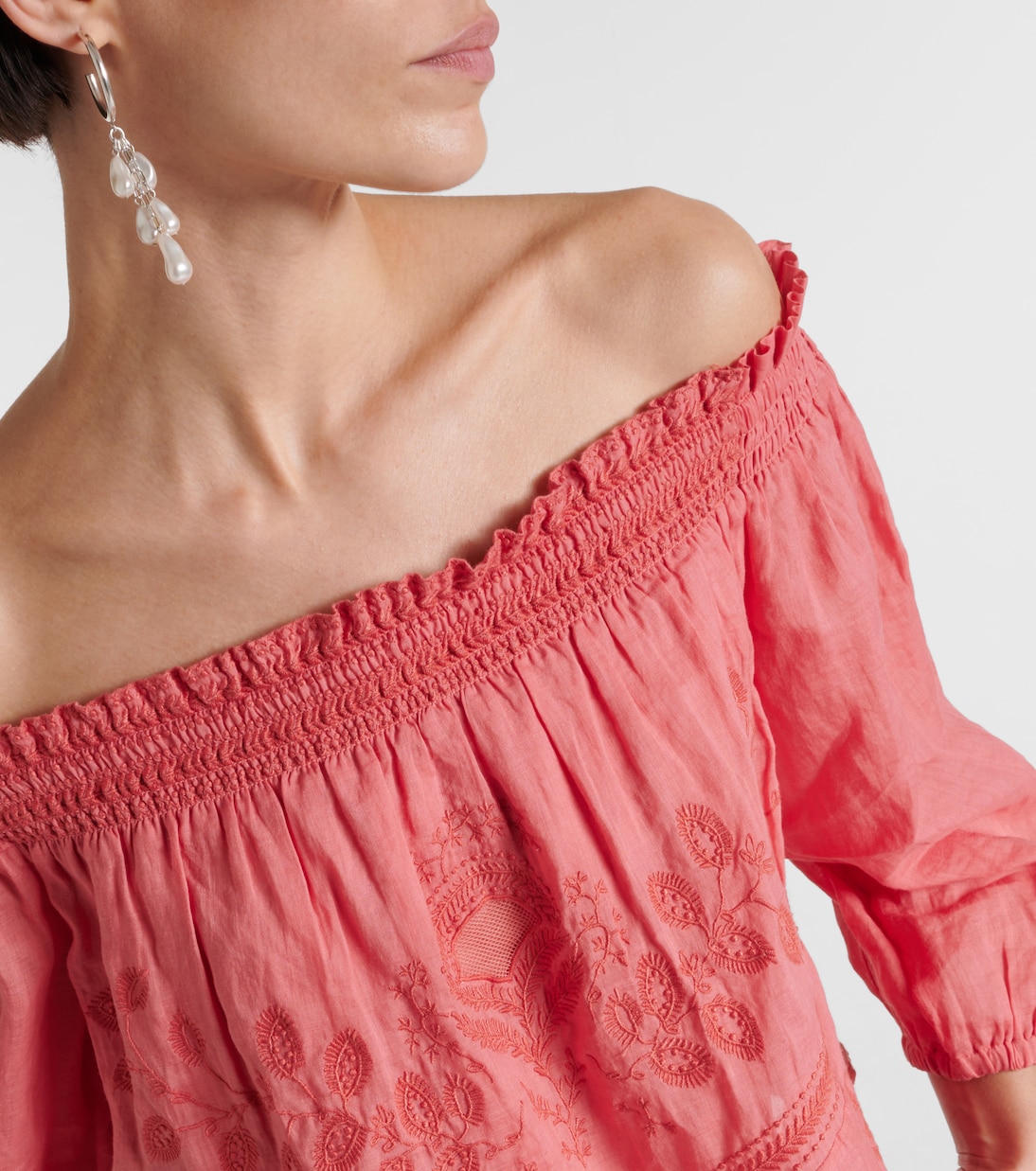Erine embroidered off-shoulder top | Isabel Marant