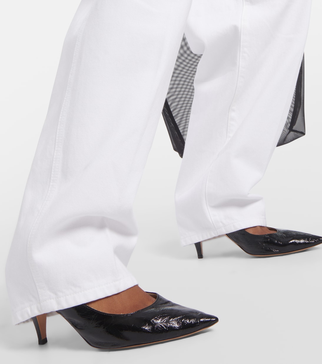 Ashford high-rise straight jeans | Khaite