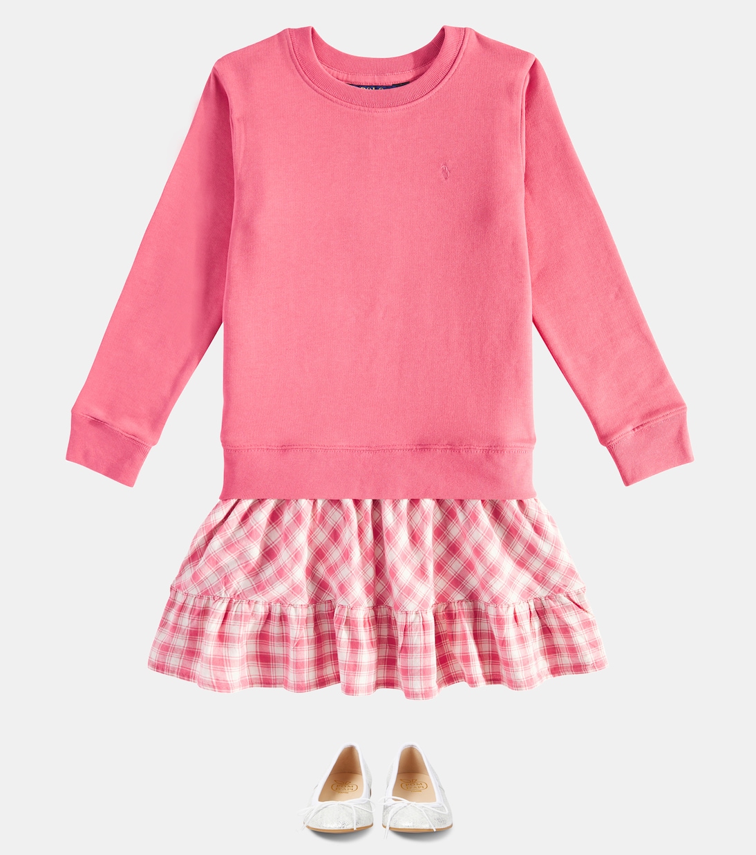 Abito in misto cotone | Polo Ralph Lauren Kids
