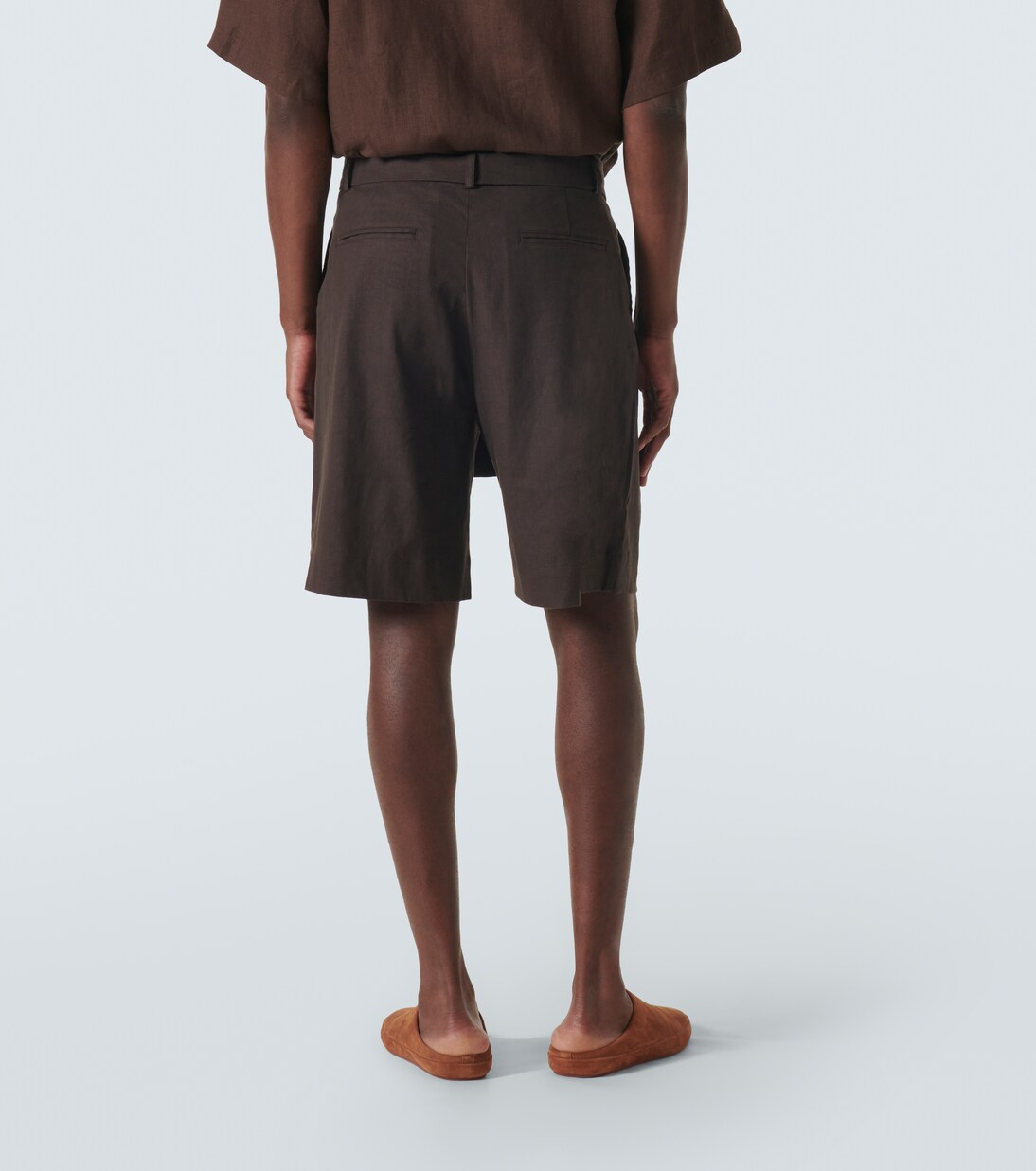 Bermudas de mezcla de lino | Commas