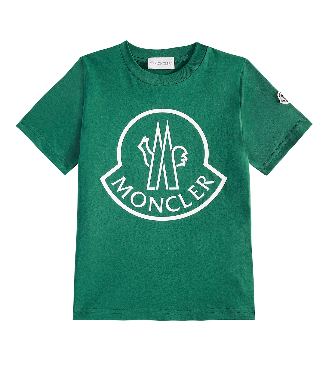 T-shirt in jersey di cotone con logo | Moncler Enfant