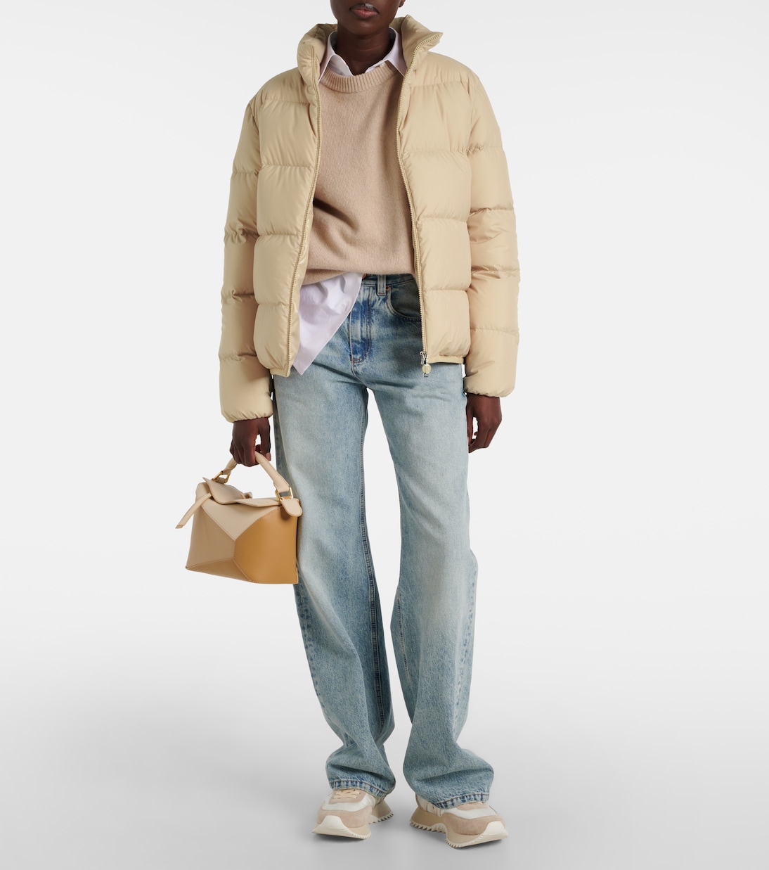 Chaqueta Abrigada Moncler Abbadia para Jóvenes Modernos