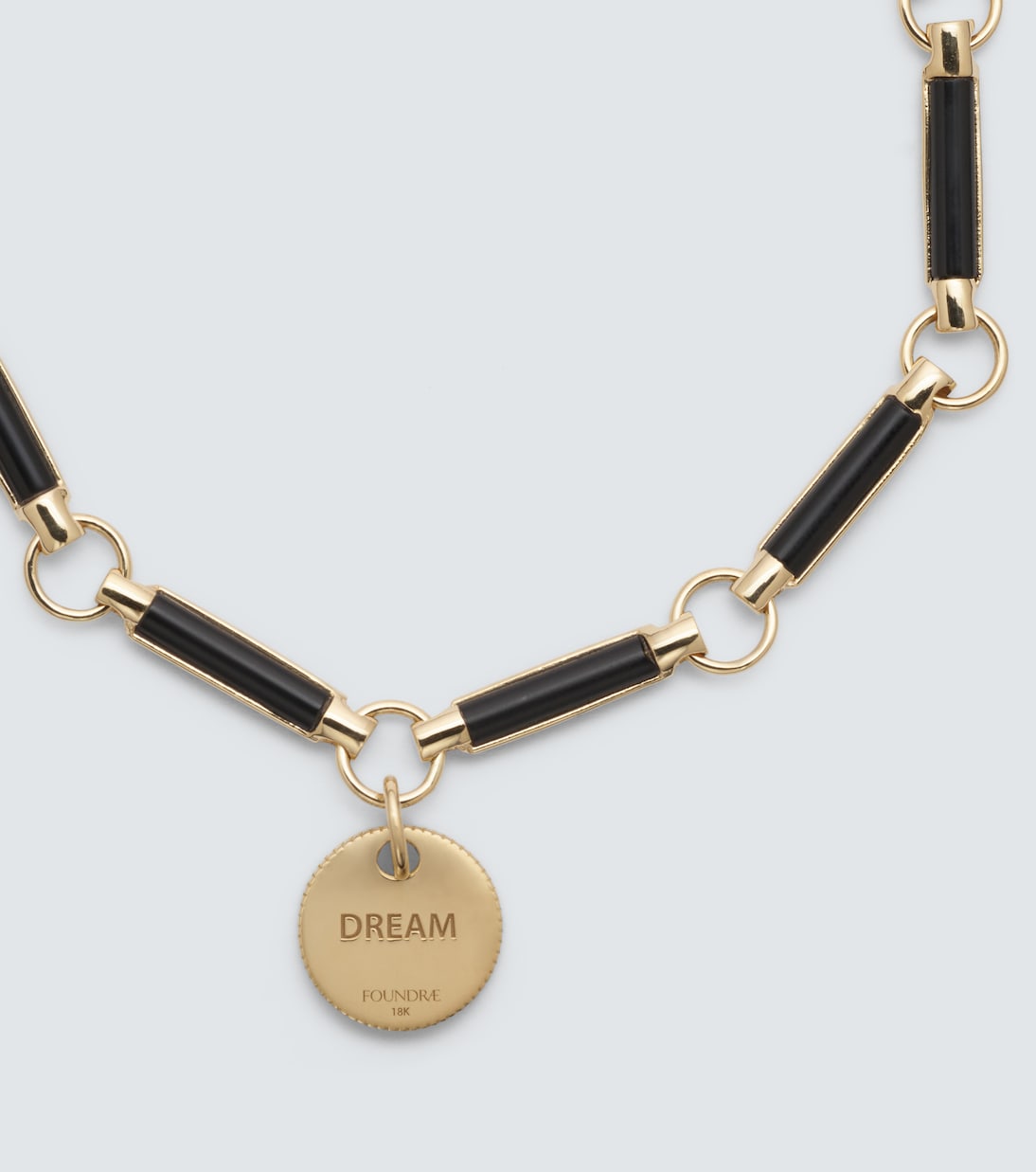 Armband Dream aus 18kt Gelbgold mit Onyx | FoundRae
