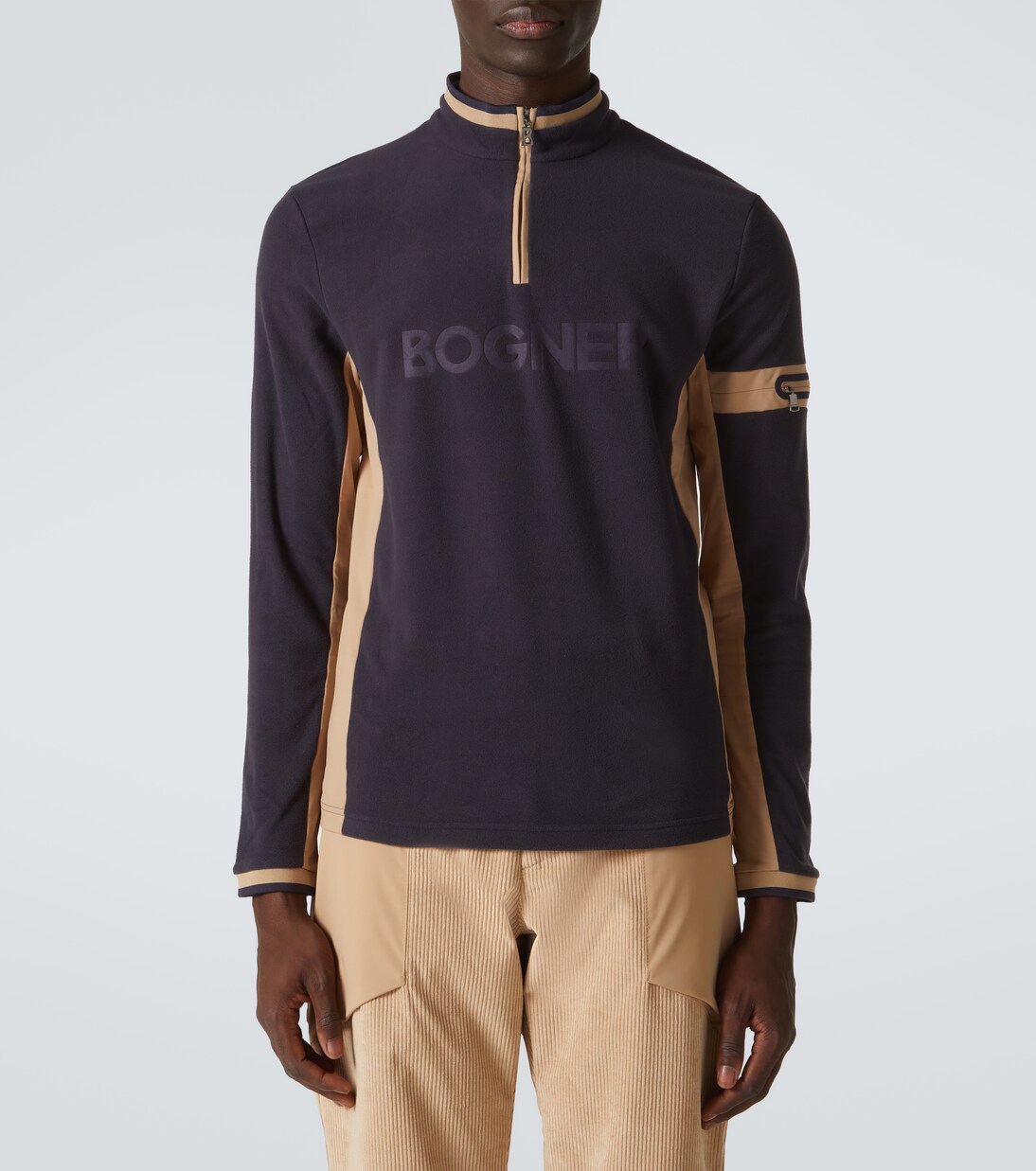 Felpa Gilbert in pile con zip | Bogner