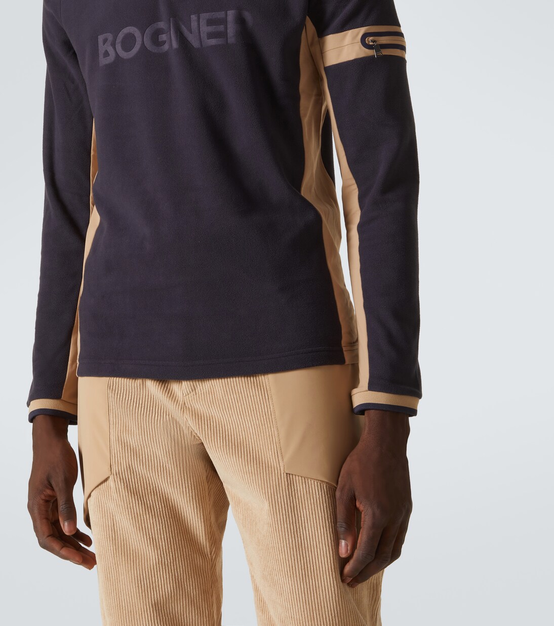 Felpa Gilbert in pile con zip | Bogner