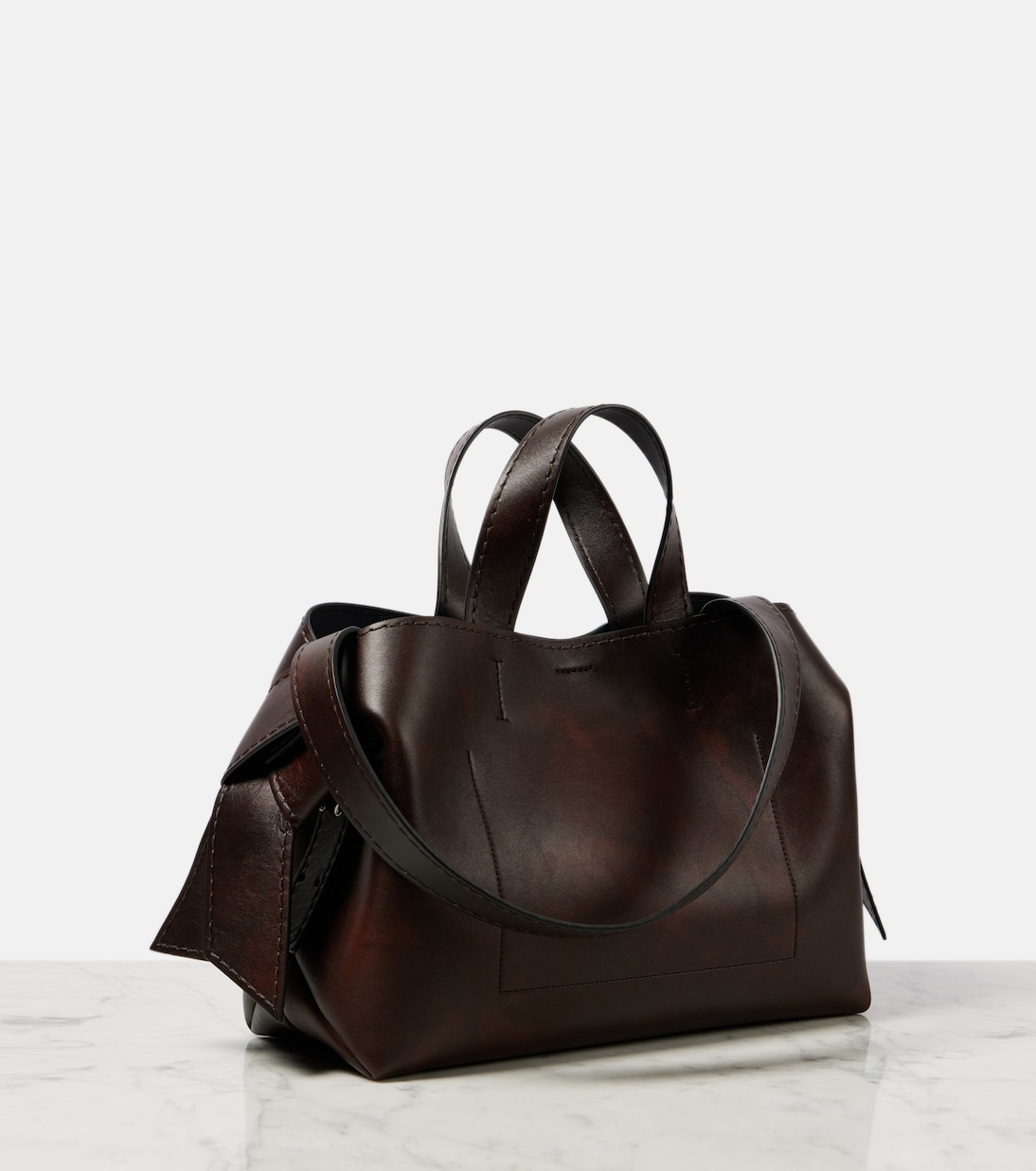 Tote Musubi Midi aus Leder | Acne Studios