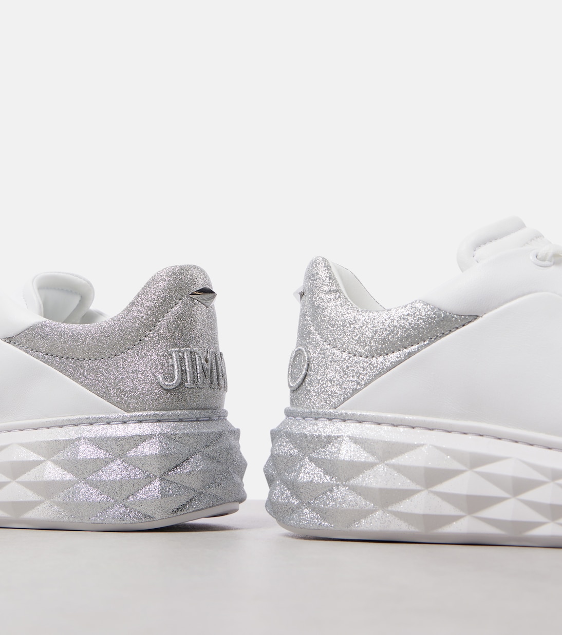 Sneakers Diamond Maxi/F II in pelle | Jimmy Choo