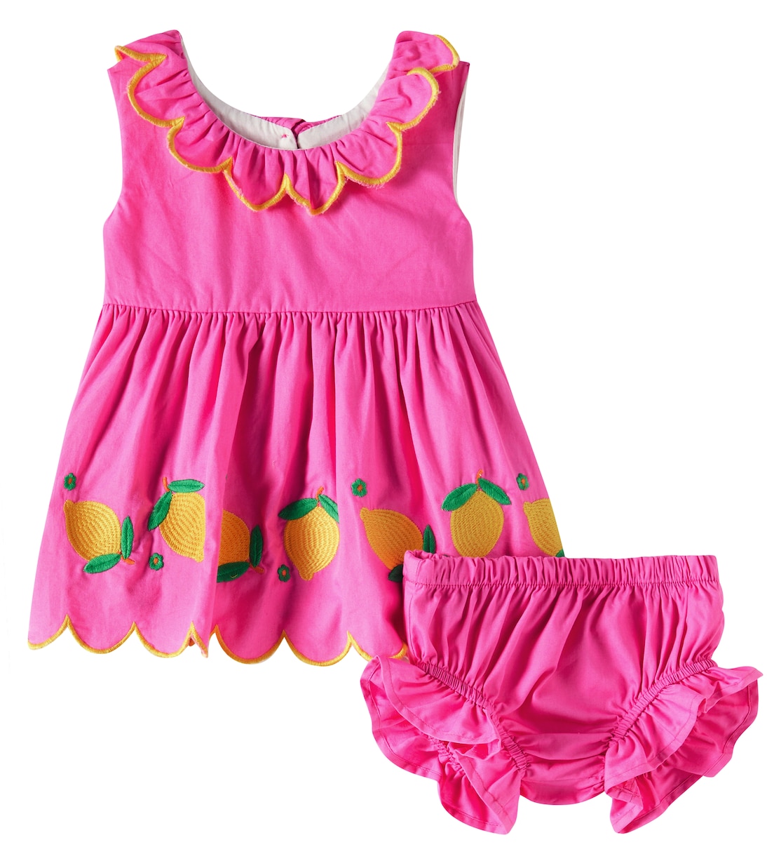 Baby - Set di abito e culottes in cotone | Fábula
