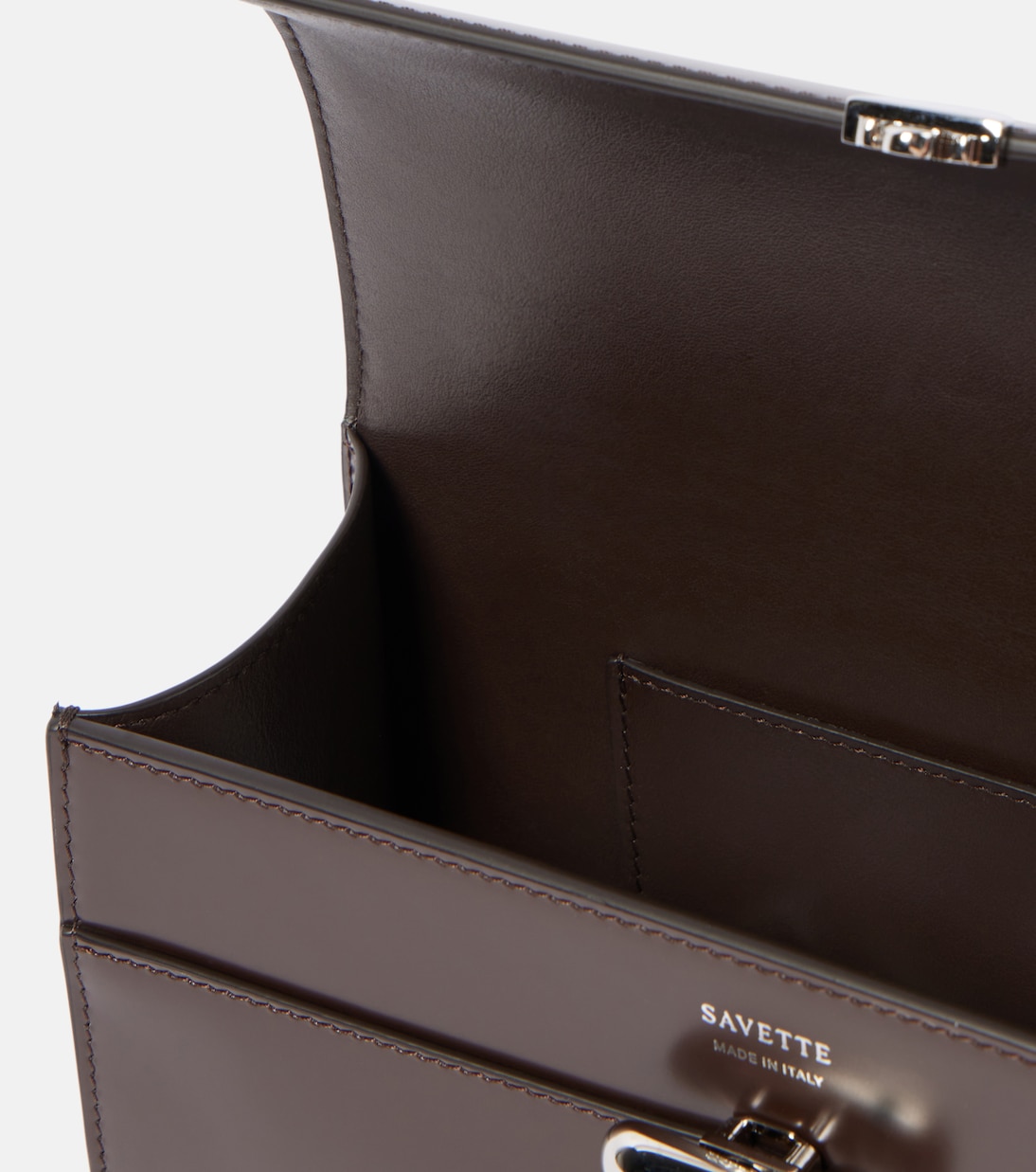 Tote Symmetry Pochette aus Leder | Savette