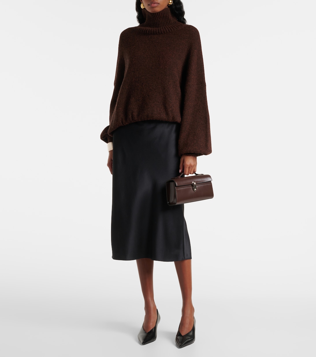 Tote Symmetry Pochette aus Leder | Savette