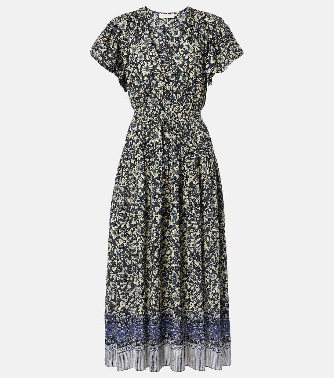 Abito midi Lyria in misto cotone | Ulla Johnson