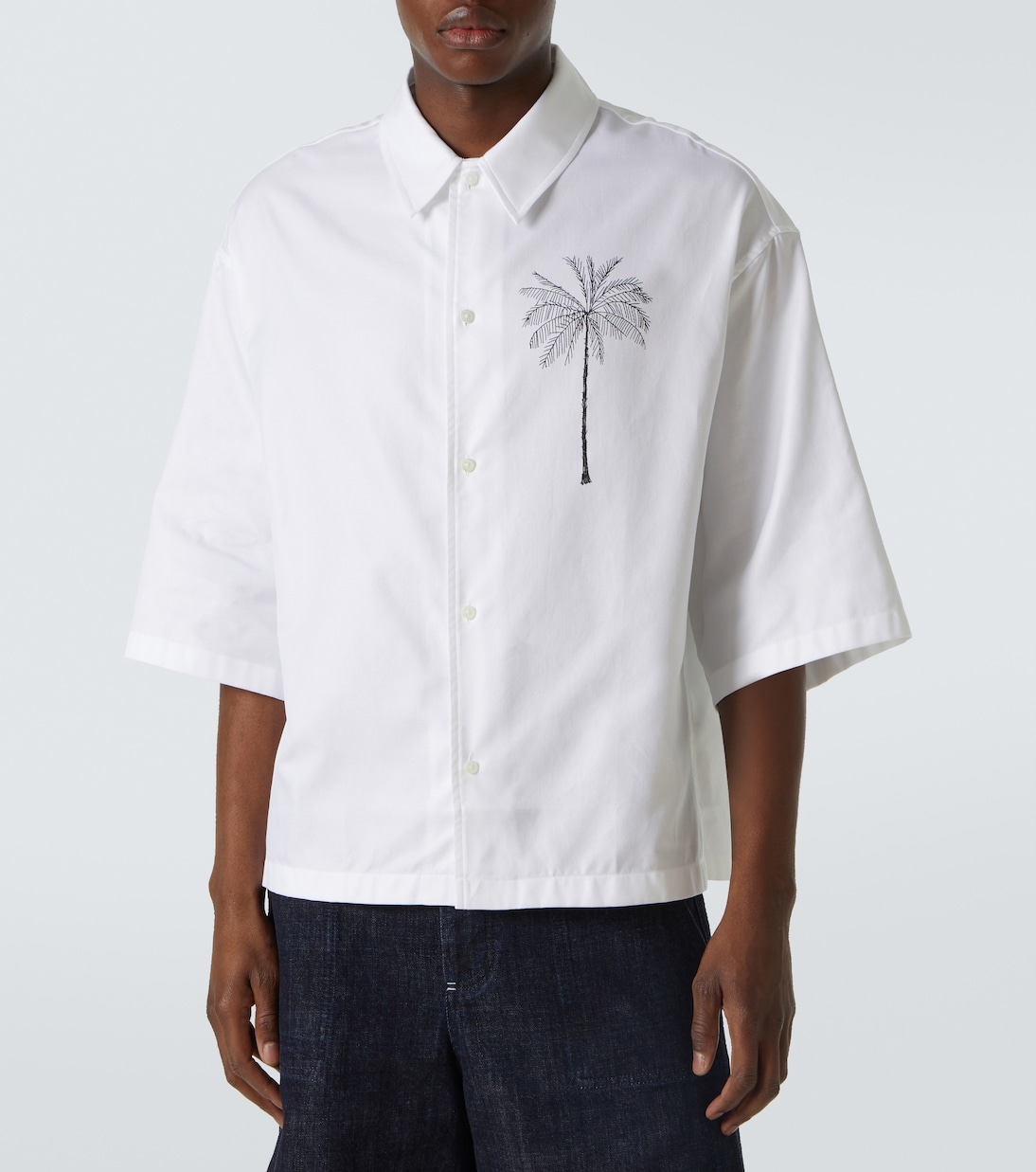 Camicia Aloe in cotone con stampa | Jacquemus