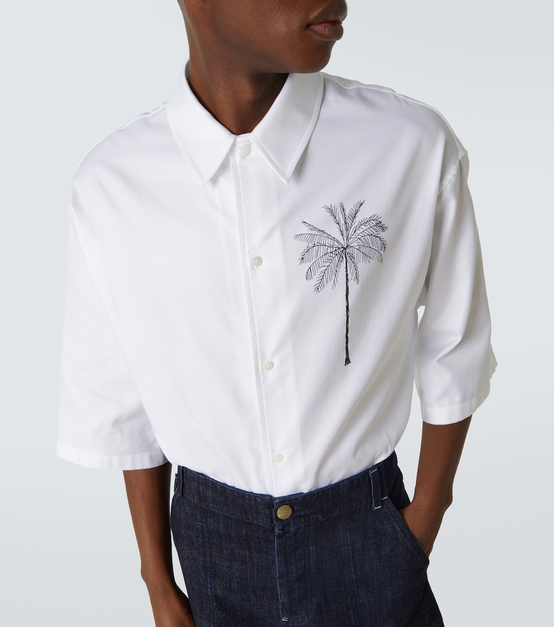 Camicia Aloe in cotone con stampa | Jacquemus